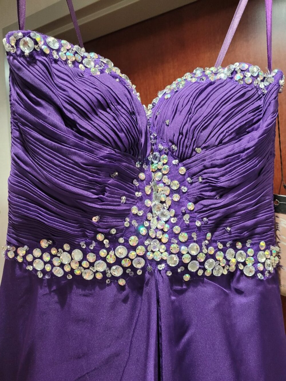 Mac Duggal 65126 Size 4 Purple Dress - Picture 3 of 5